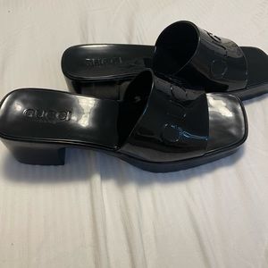 Black Slip on clogs - mules